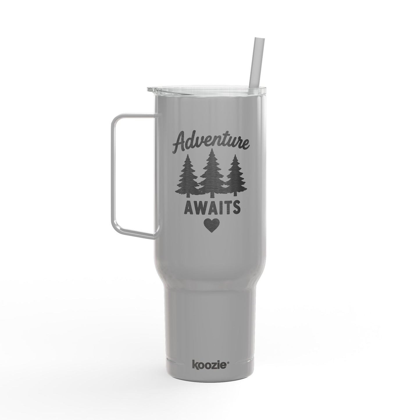 Adventure Awaits 40oz Insulated Tumbler — Engraved Travel Cup