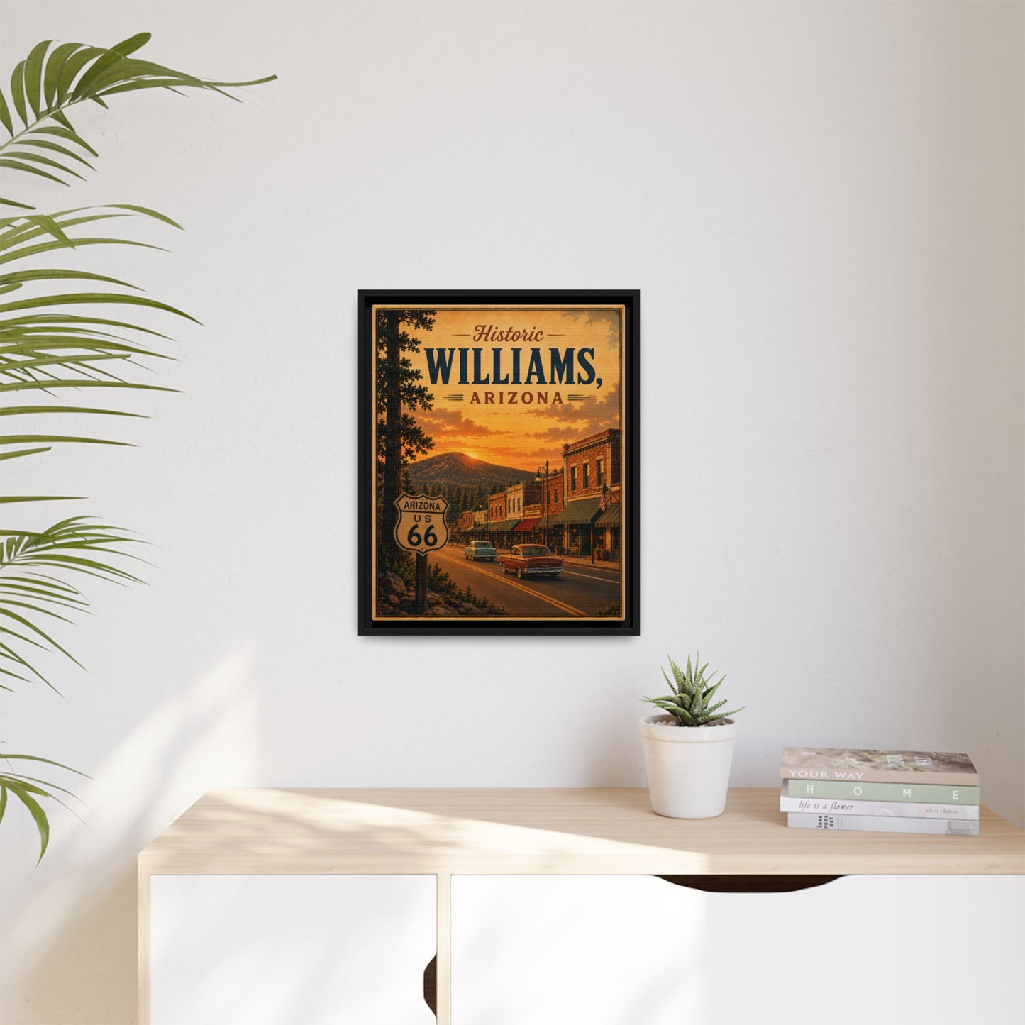 Matte Canvas, Framed (Multi-color)