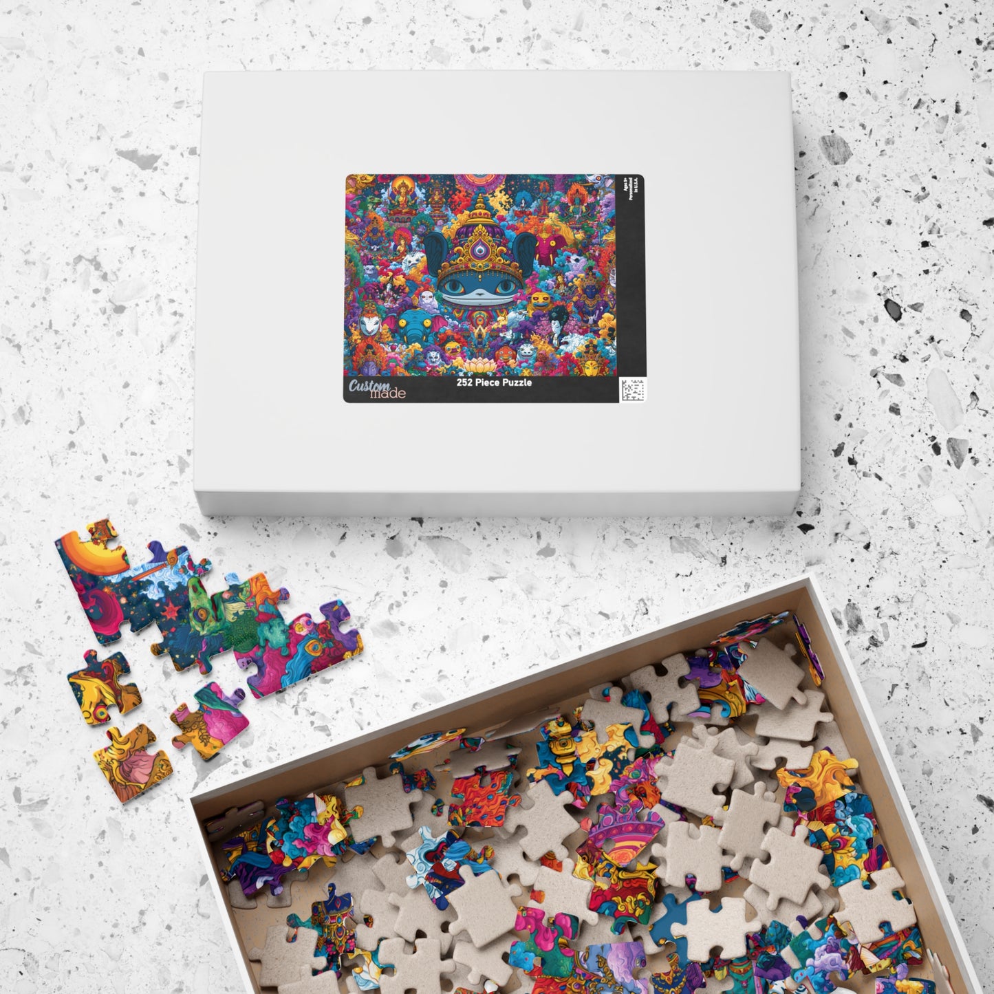 Mystical Cat Kingdom Jigsaw Puzzle — Colorful 110/252/520‑Piece Adults & Kids Puzzle