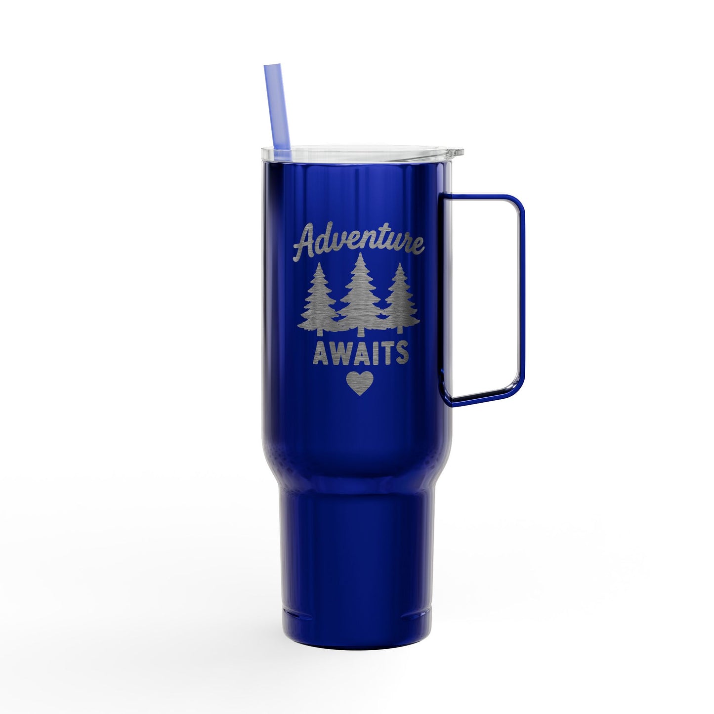 Adventure Awaits 40oz Insulated Tumbler — Engraved Travel Cup