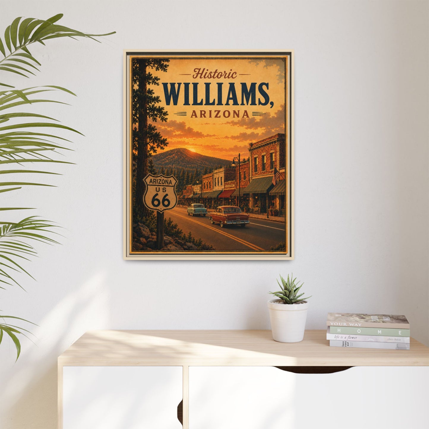 Matte Canvas, Framed (Multi-color)