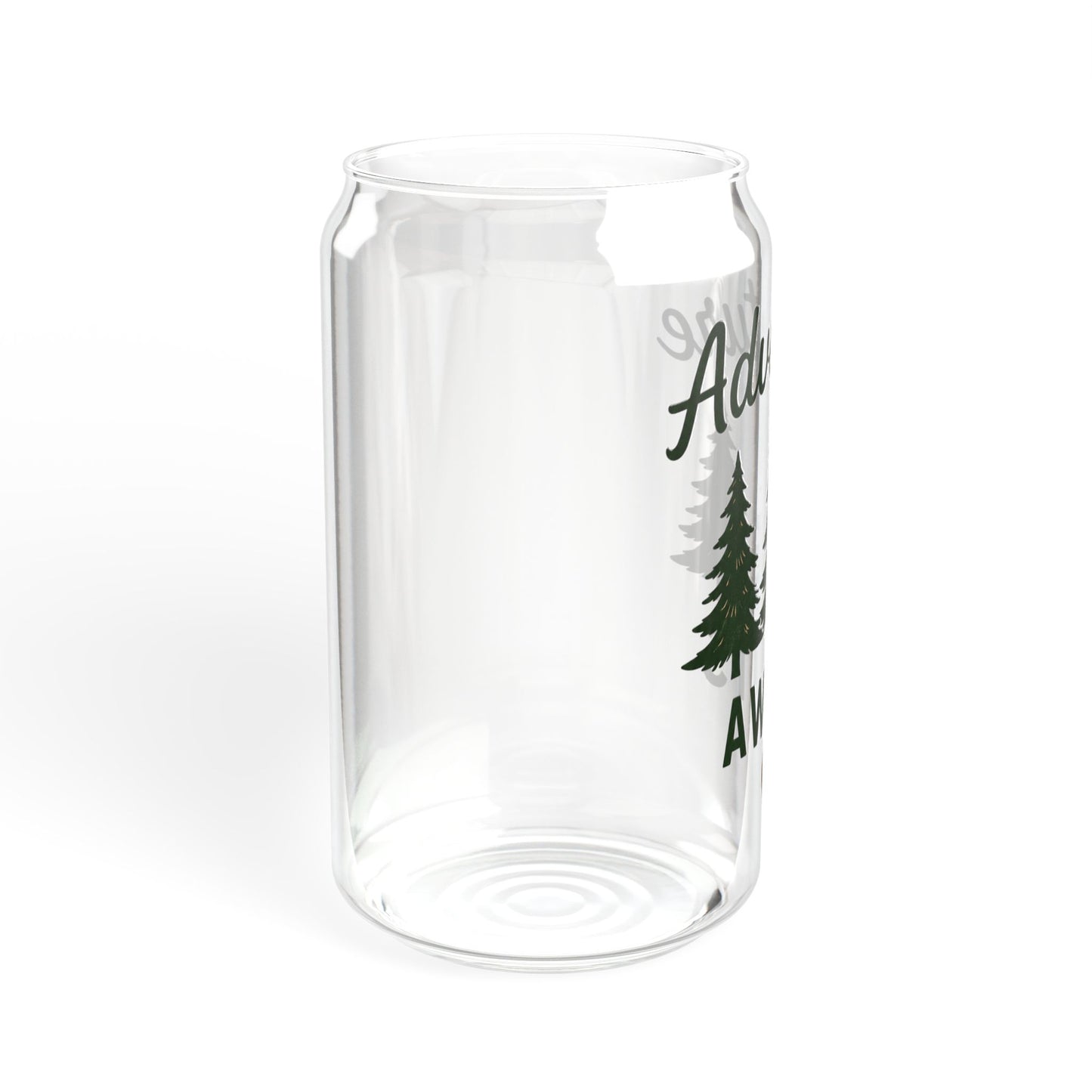 Adventure Awaits Sipper Glass - 16oz Travel Tumbler with Straw