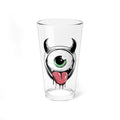 Cute One-Eyed Monster Pint Glass | Spooky Cute Drinking Glass | Gothic Barware | Halloween Cocktail Glass | Monster Beer Glass | 16oz Glass