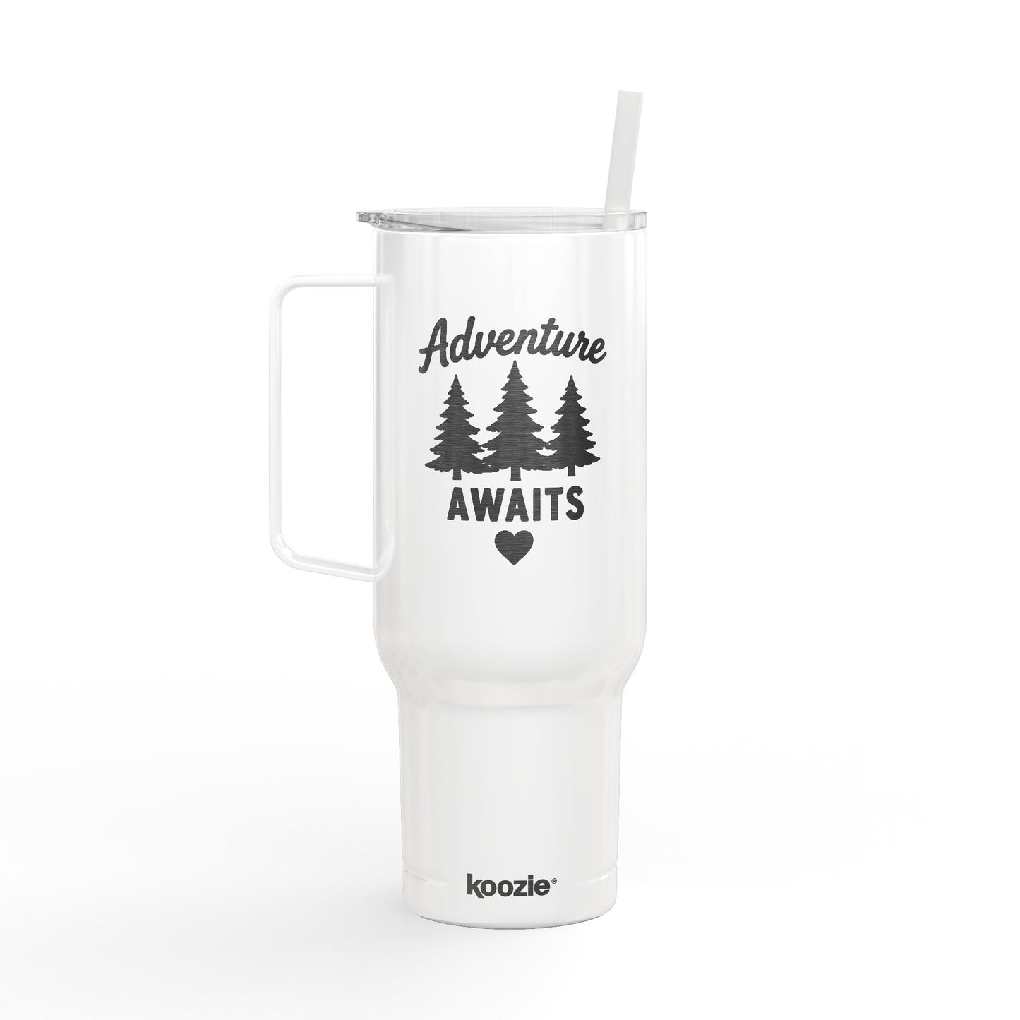 Adventure Awaits 40oz Insulated Tumbler — Engraved Travel Cup