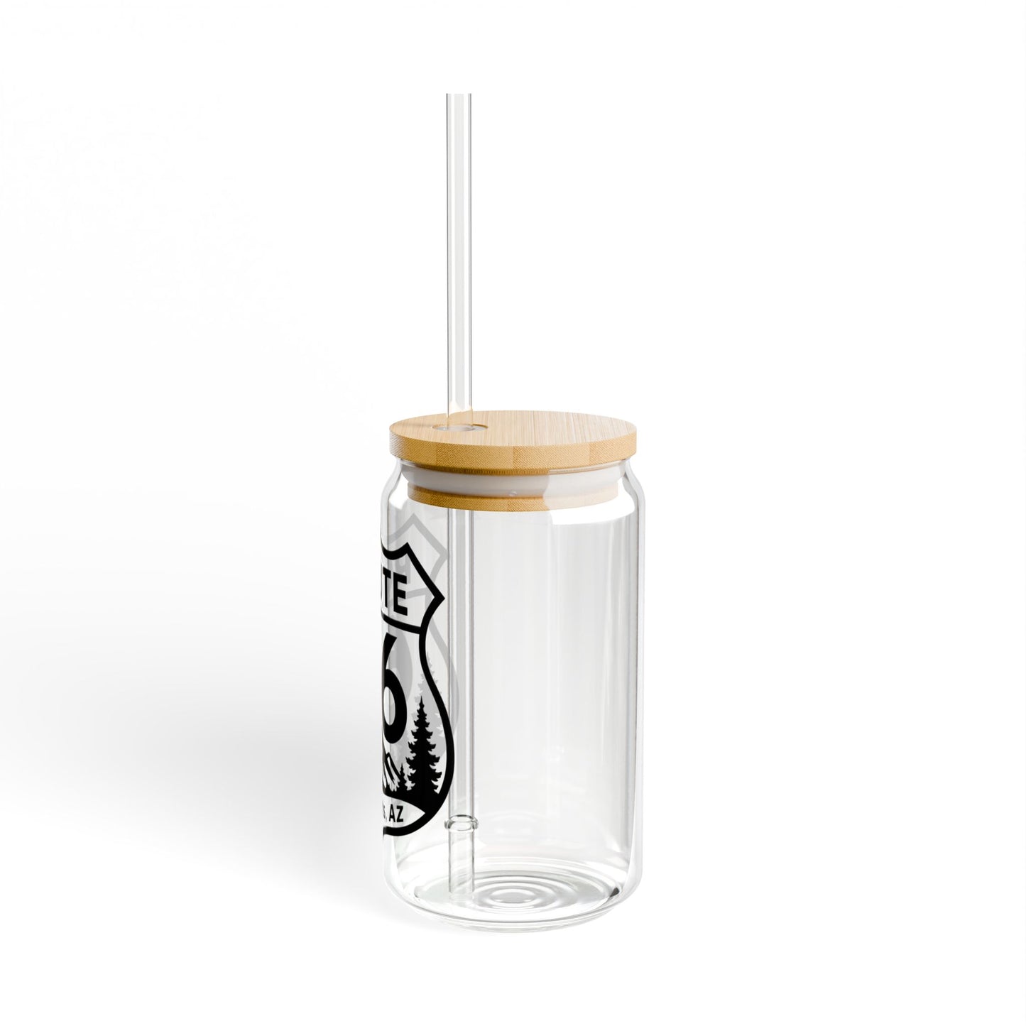 Route 66 Williams AZ Sipper Glass – 16oz Travel Tumbler with Straw