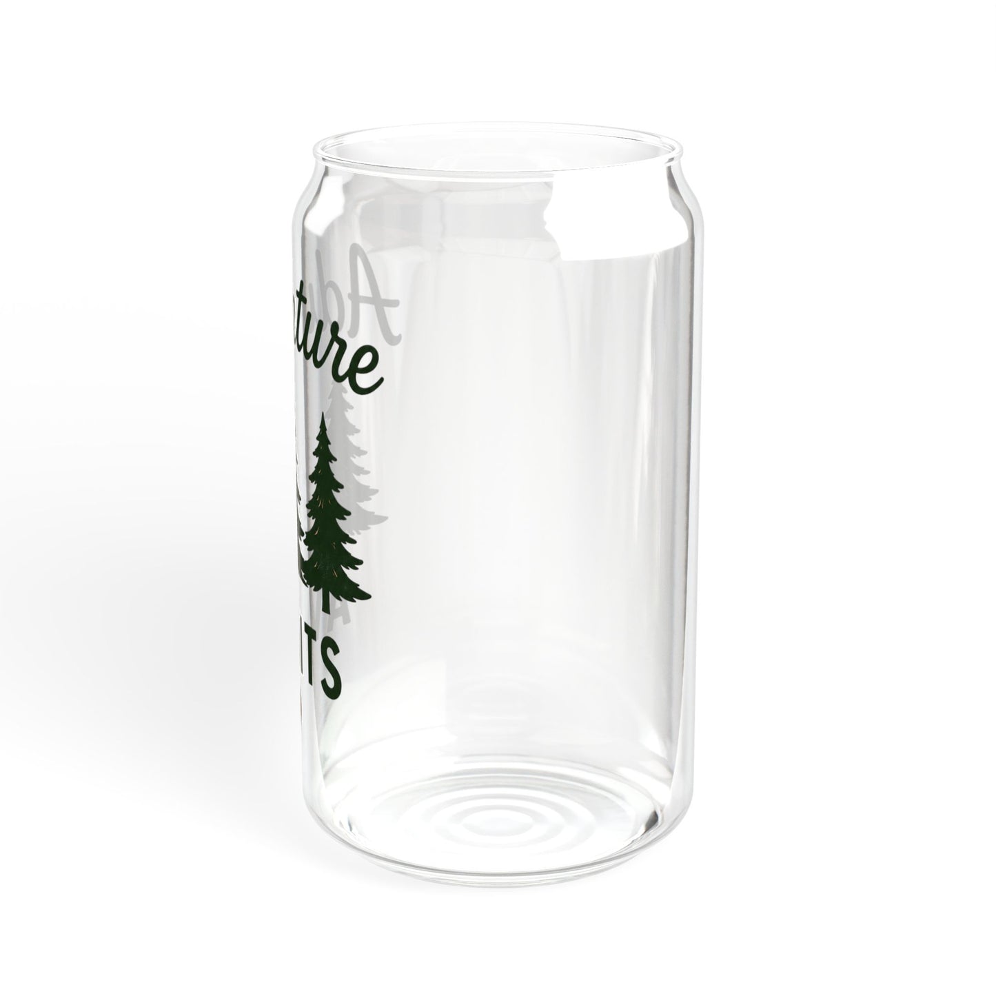 Adventure Awaits Sipper Glass - 16oz Travel Tumbler with Straw