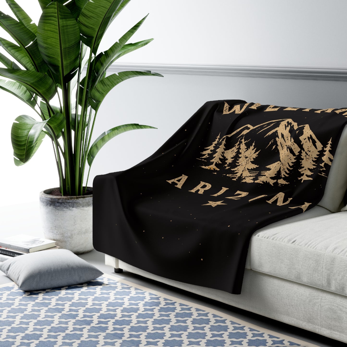 Williams Arizona Sherpa Fleece Blanket — Mountain & Pine Cozy Throw