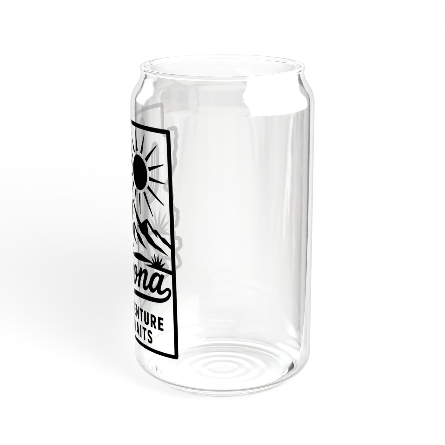 Arizona Adventure Sipper Glass - 16oz Travel Tumbler with Straw