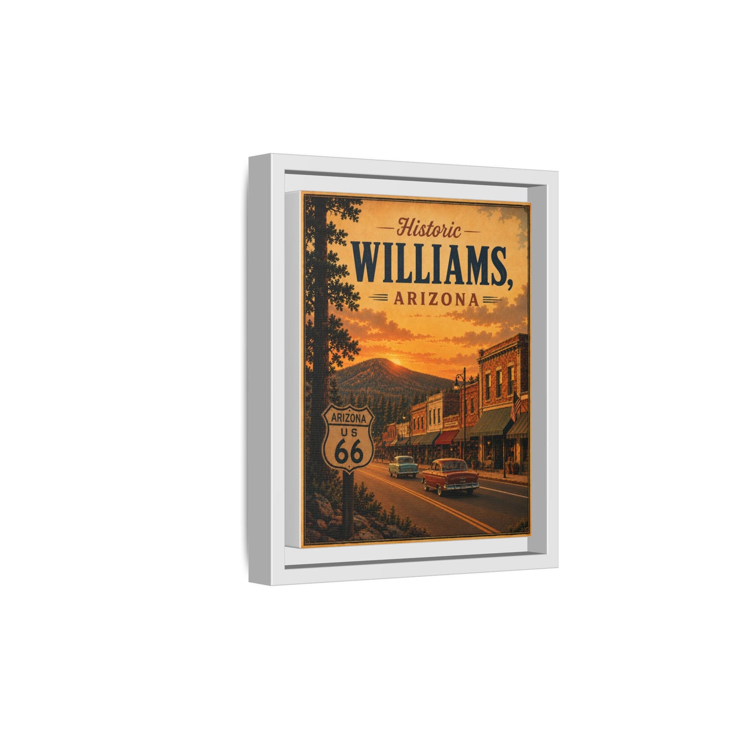 Matte Canvas, Framed (Multi-color)