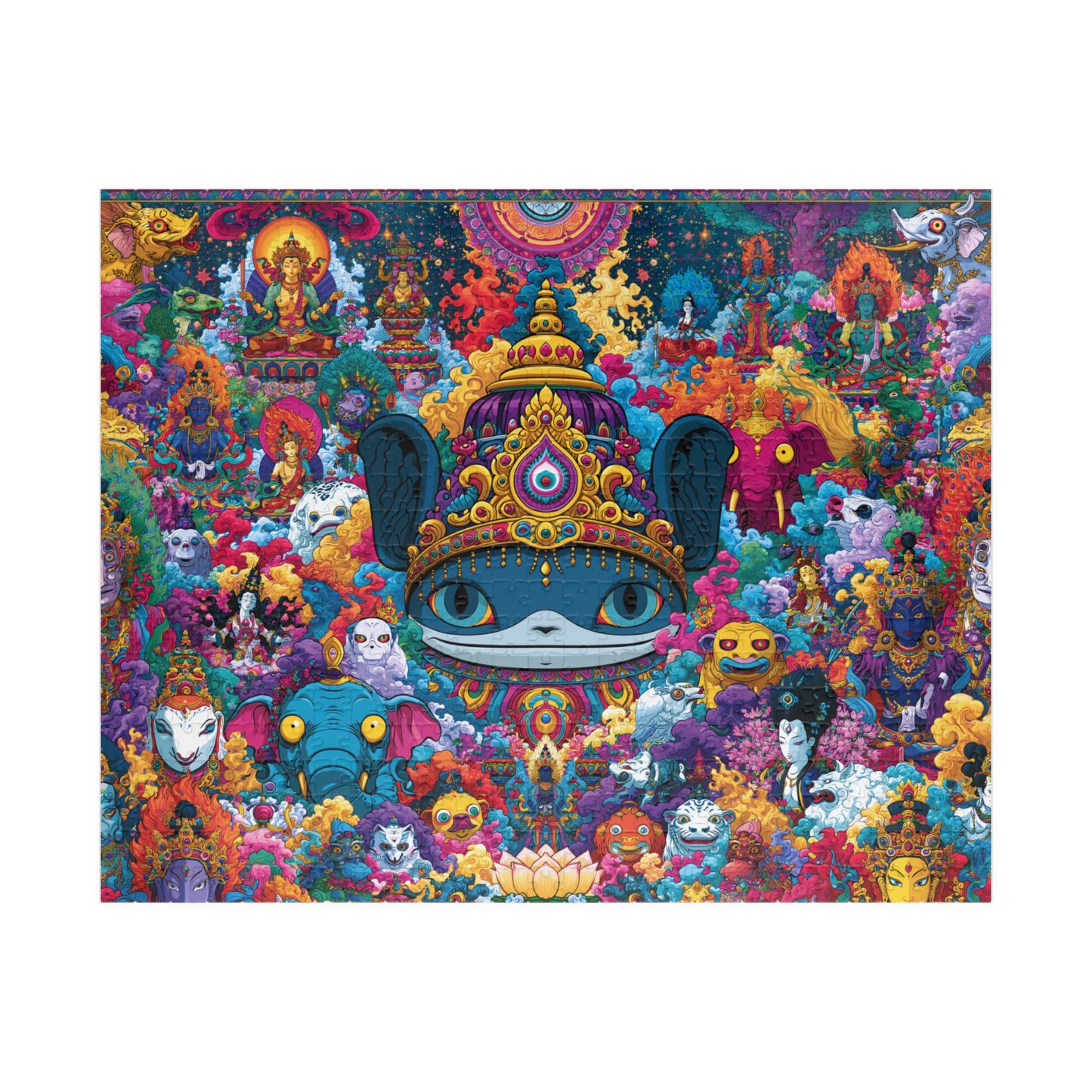 Mystical Cat Kingdom Jigsaw Puzzle — Colorful 110/252/520‑Piece Adults & Kids Puzzle