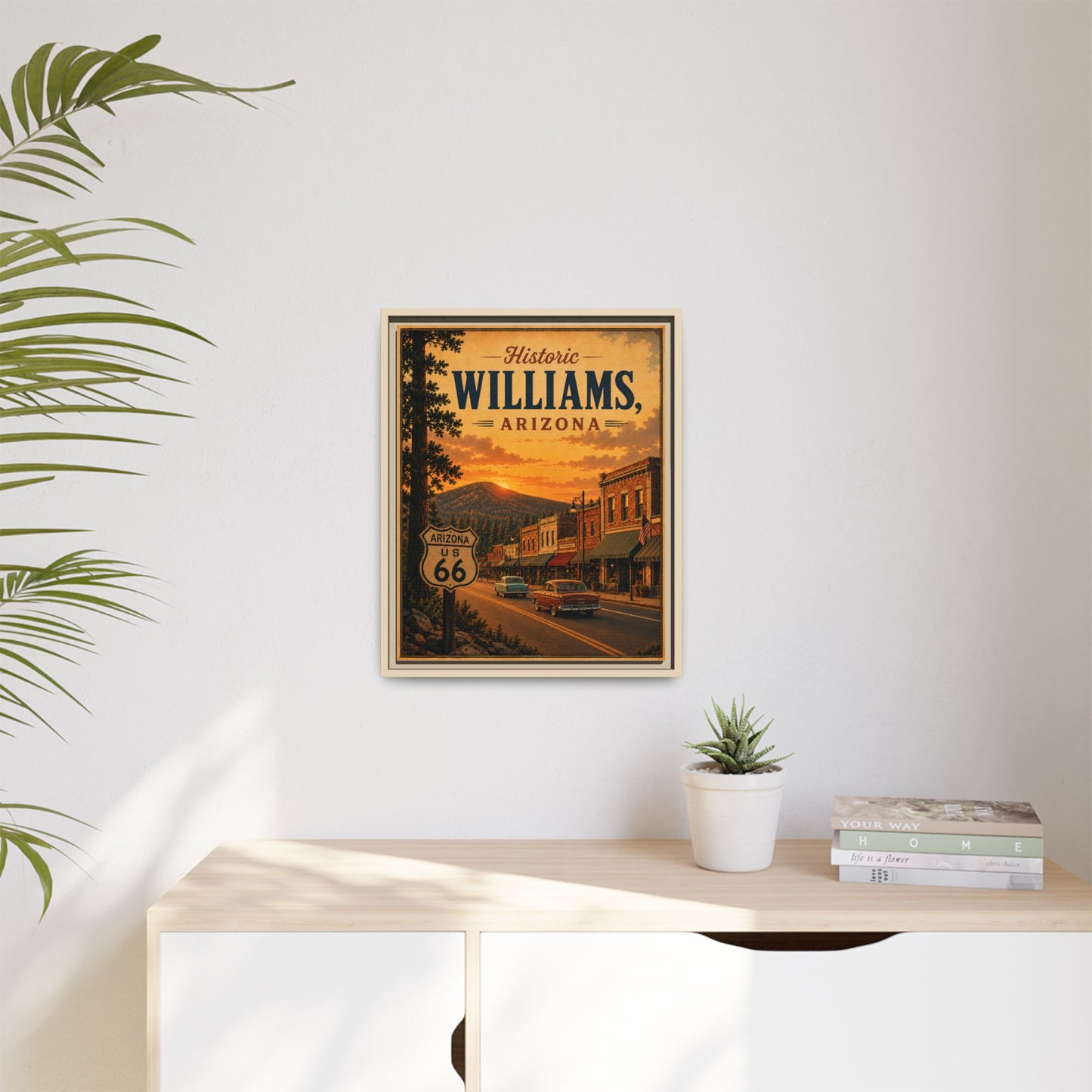 Matte Canvas, Framed (Multi-color)