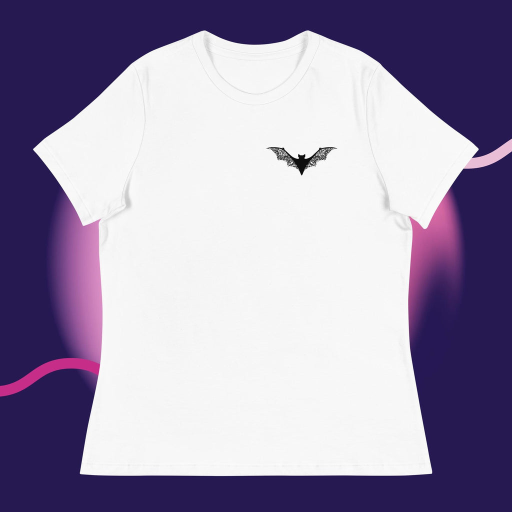 Floral Bat Women's Relaxed T-Shirt