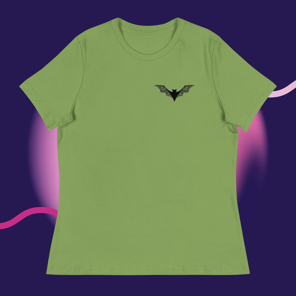 Floral Bat Women's Relaxed T-Shirt
