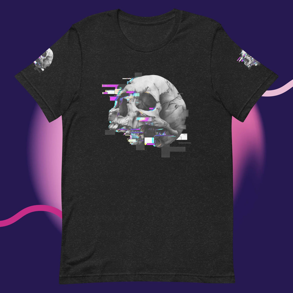 Glitched SkullUnisex t-shirt