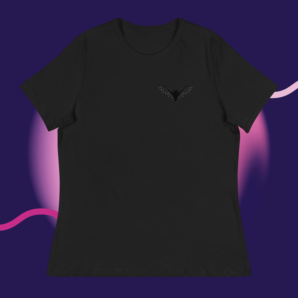 Floral Bat Women's Relaxed T-Shirt