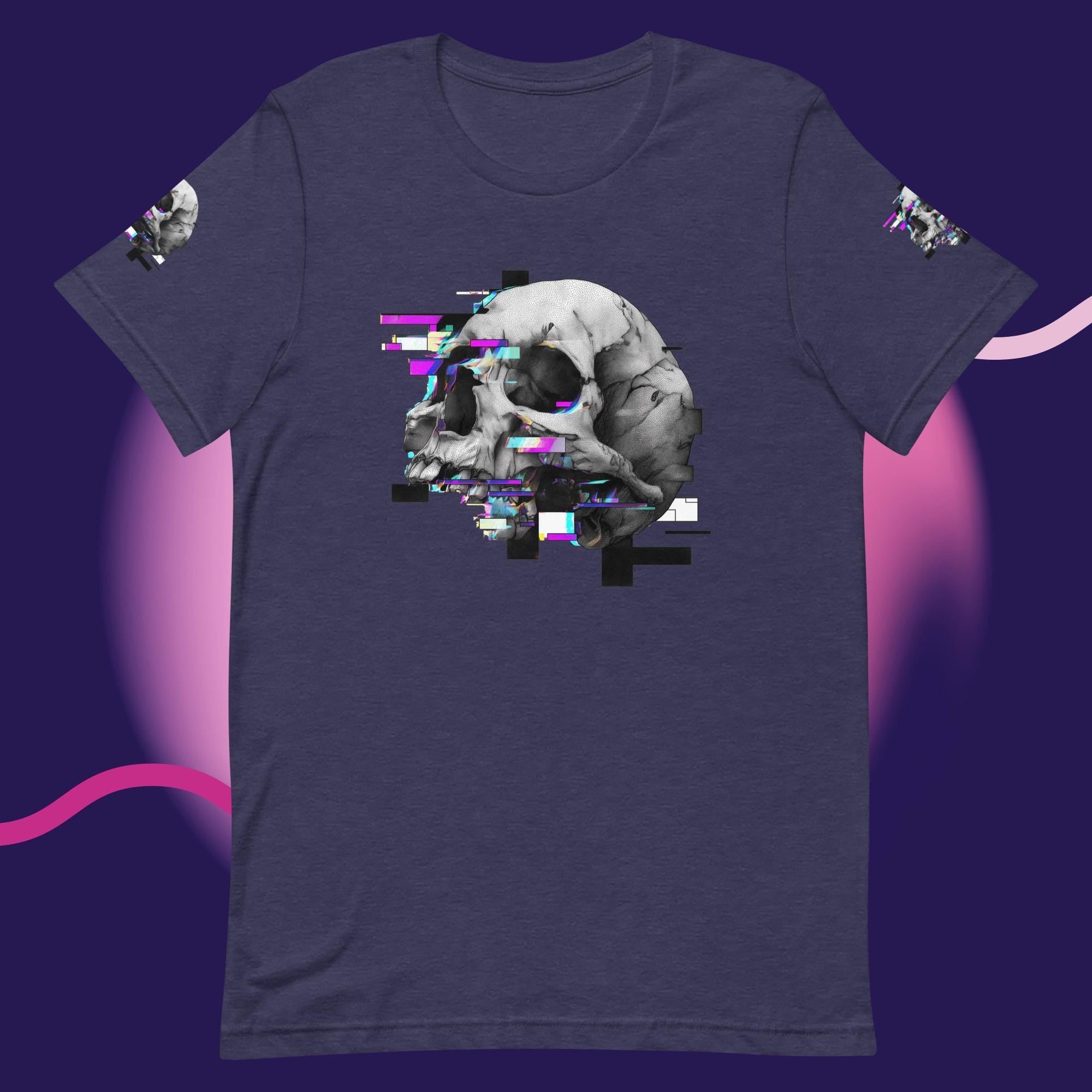 Glitched SkullUnisex t-shirt