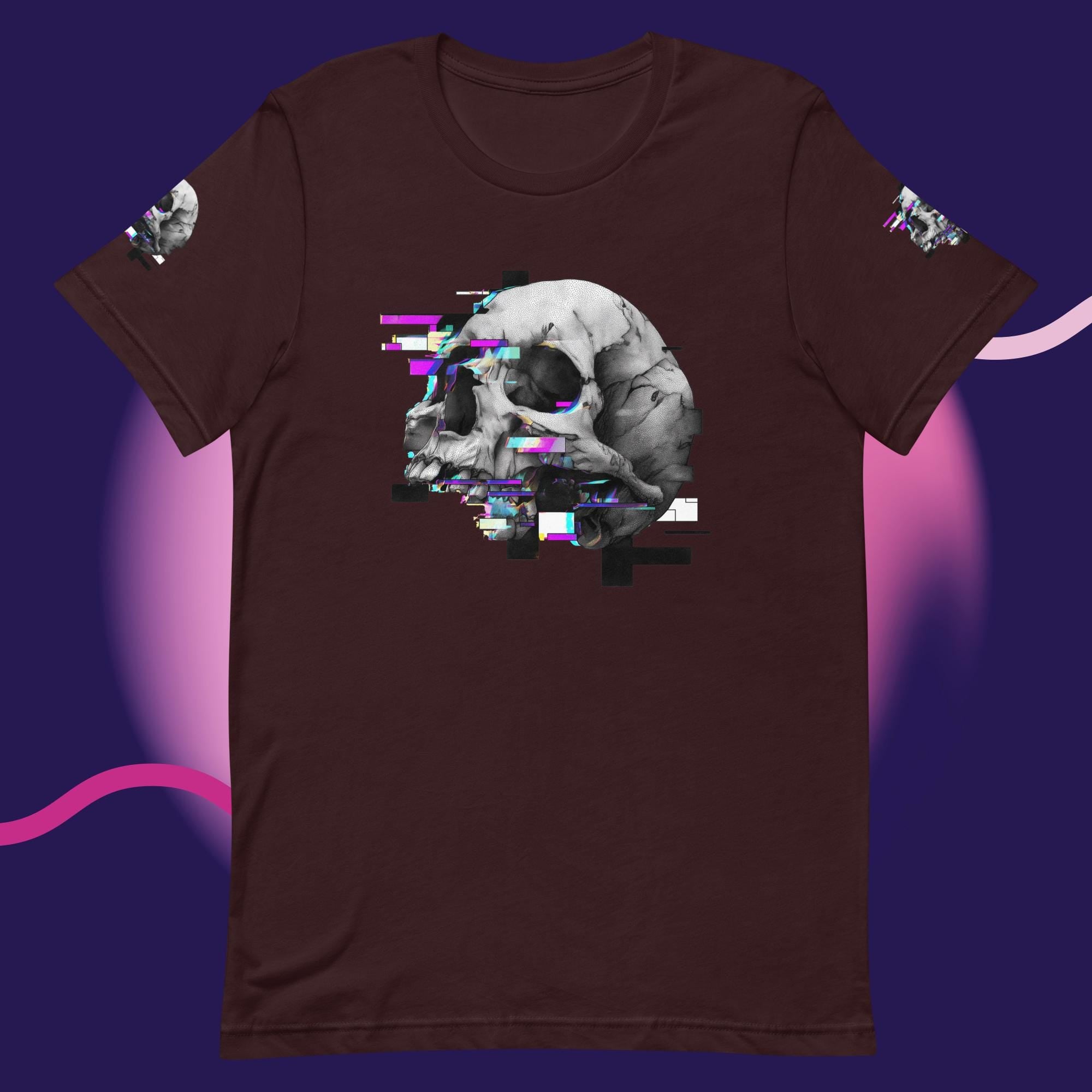 Glitched SkullUnisex t-shirt