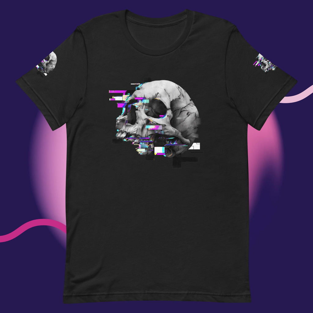 Glitched SkullUnisex t-shirt