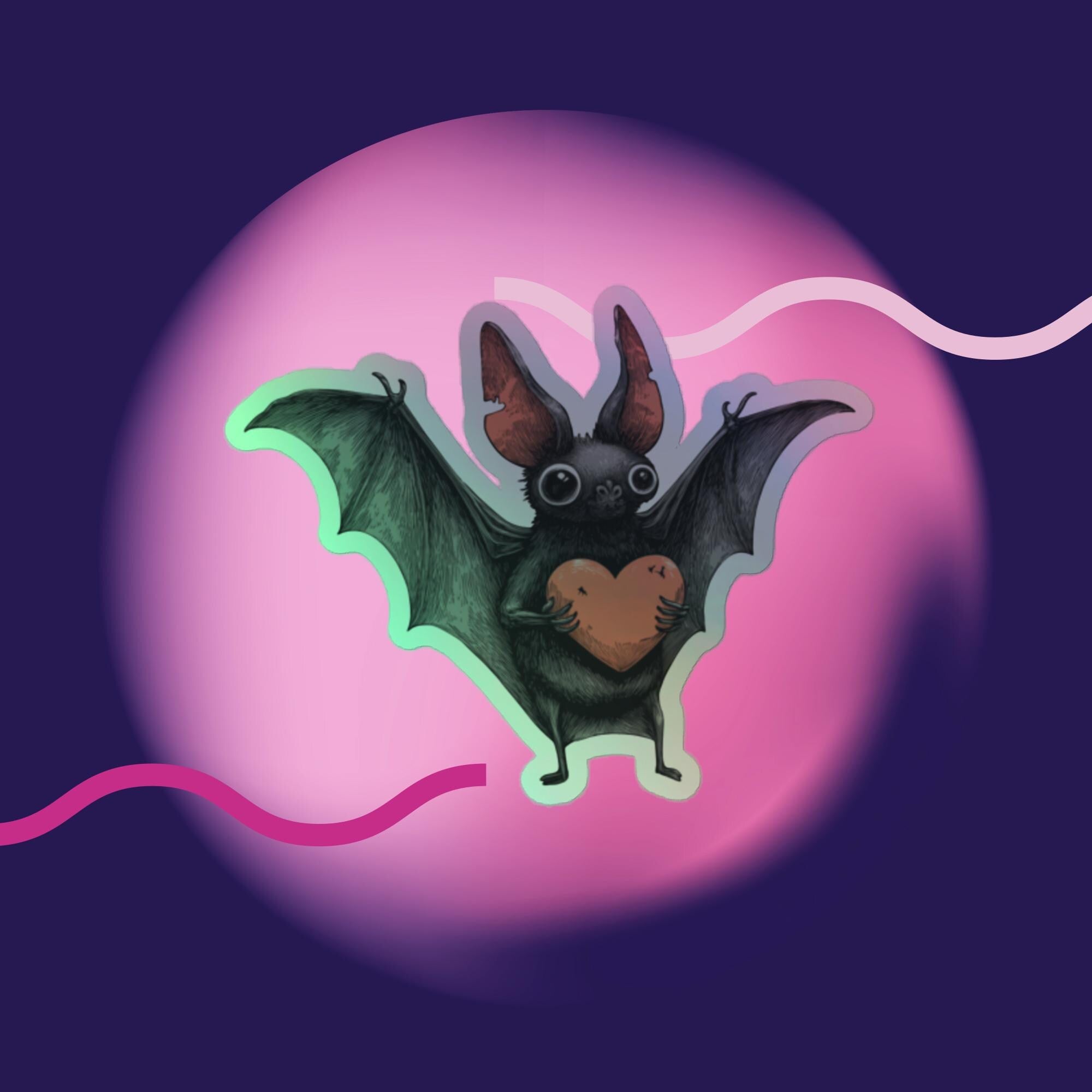 Igor Bat Sticker (Foil) – Soft Goth Collection