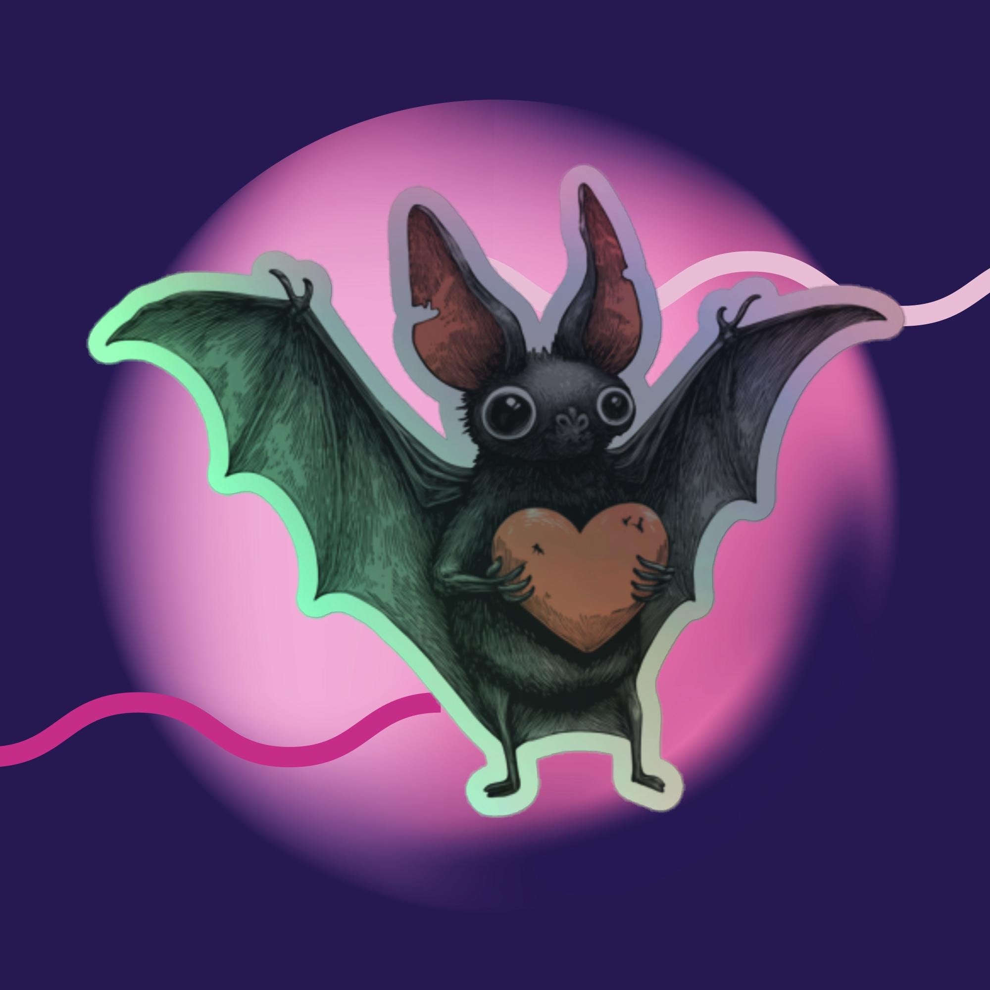 Igor Bat Sticker (Foil) – Soft Goth Collection