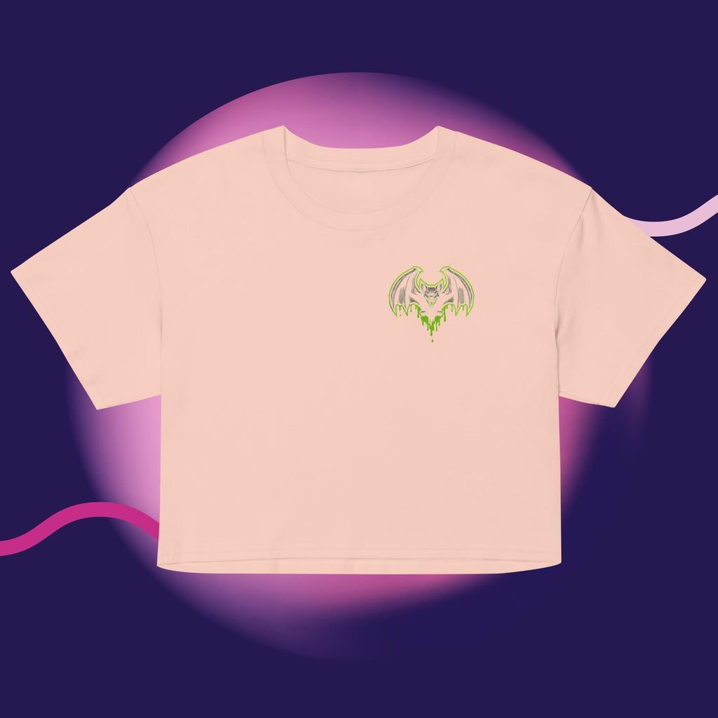 Neon Toxic Bat Crop Top – Acid Sludge Collection