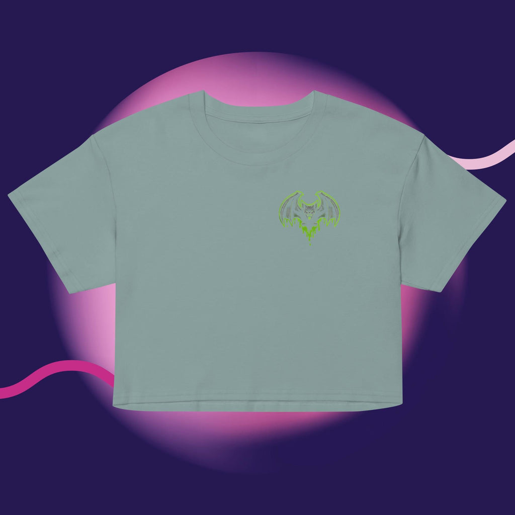 Neon Toxic Bat Crop Top – Acid Sludge Collection