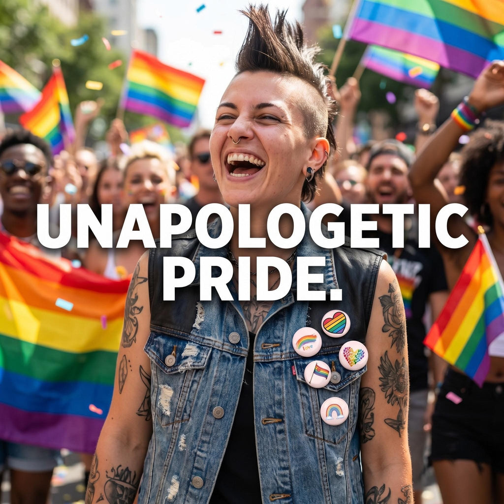 Pride Button Pin Set | LGBTQ Pin Pack | Rainbow Pride Buttons | Gay Pride Pins | Queer Accessories | Pride Month Gift | Set of 5