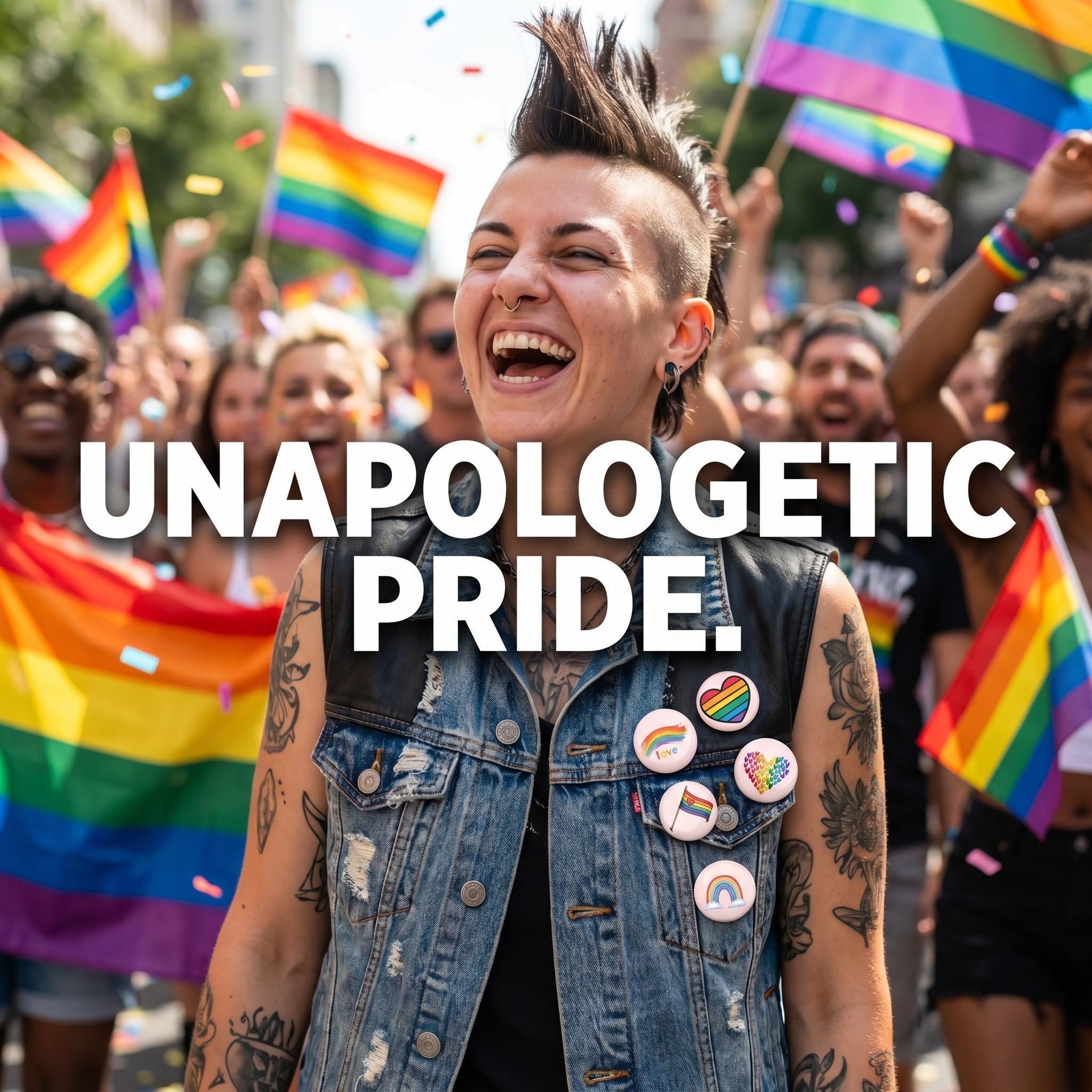 Pride Button Pin Set | LGBTQ Pin Pack | Rainbow Pride Buttons | Gay Pride Pins | Queer Accessories | Pride Month Gift | Set of 5