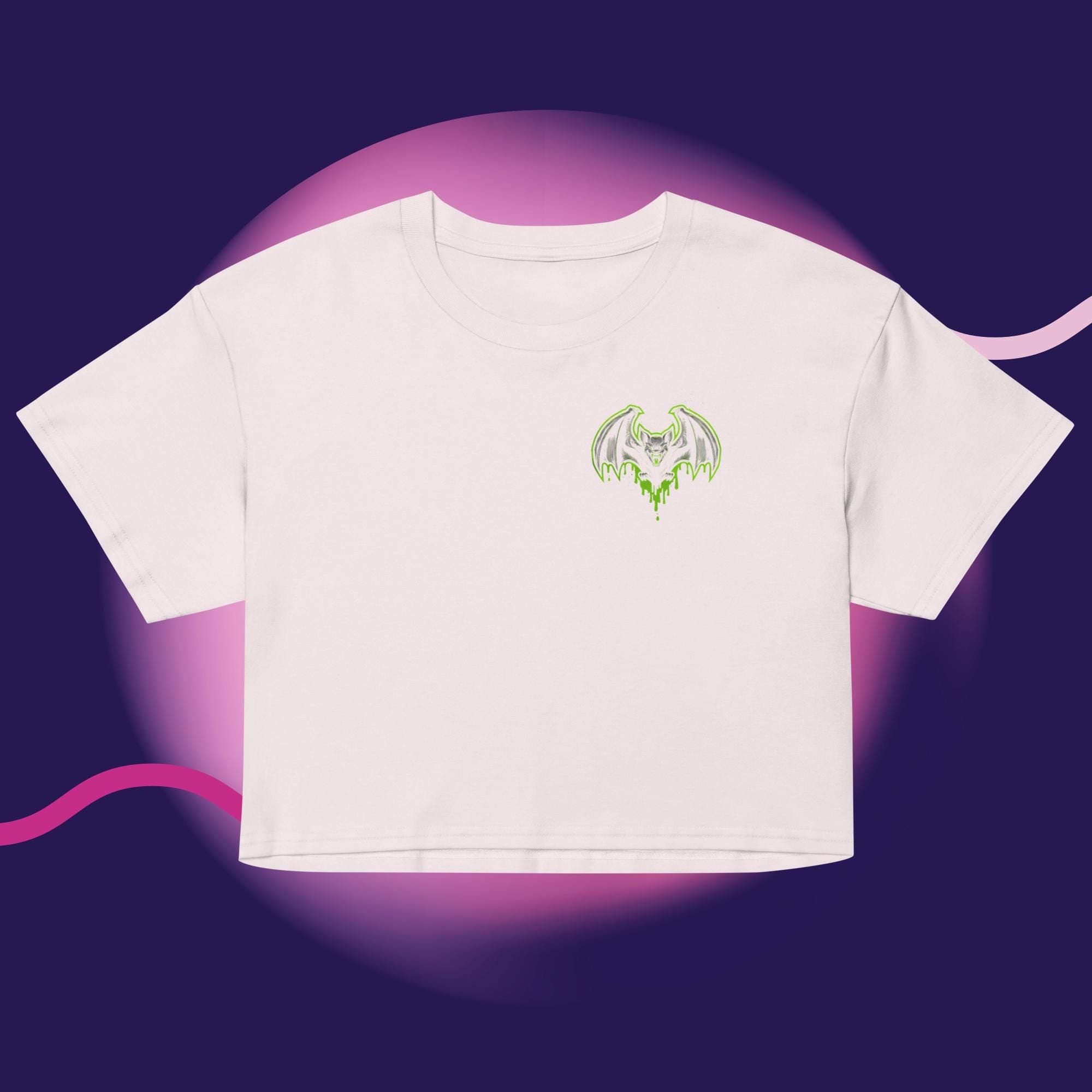 Neon Toxic Bat Crop Top – Acid Sludge Collection