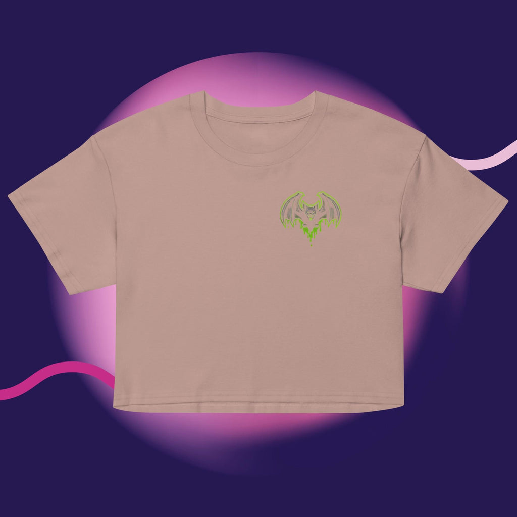 Neon Toxic Bat Crop Top – Acid Sludge Collection