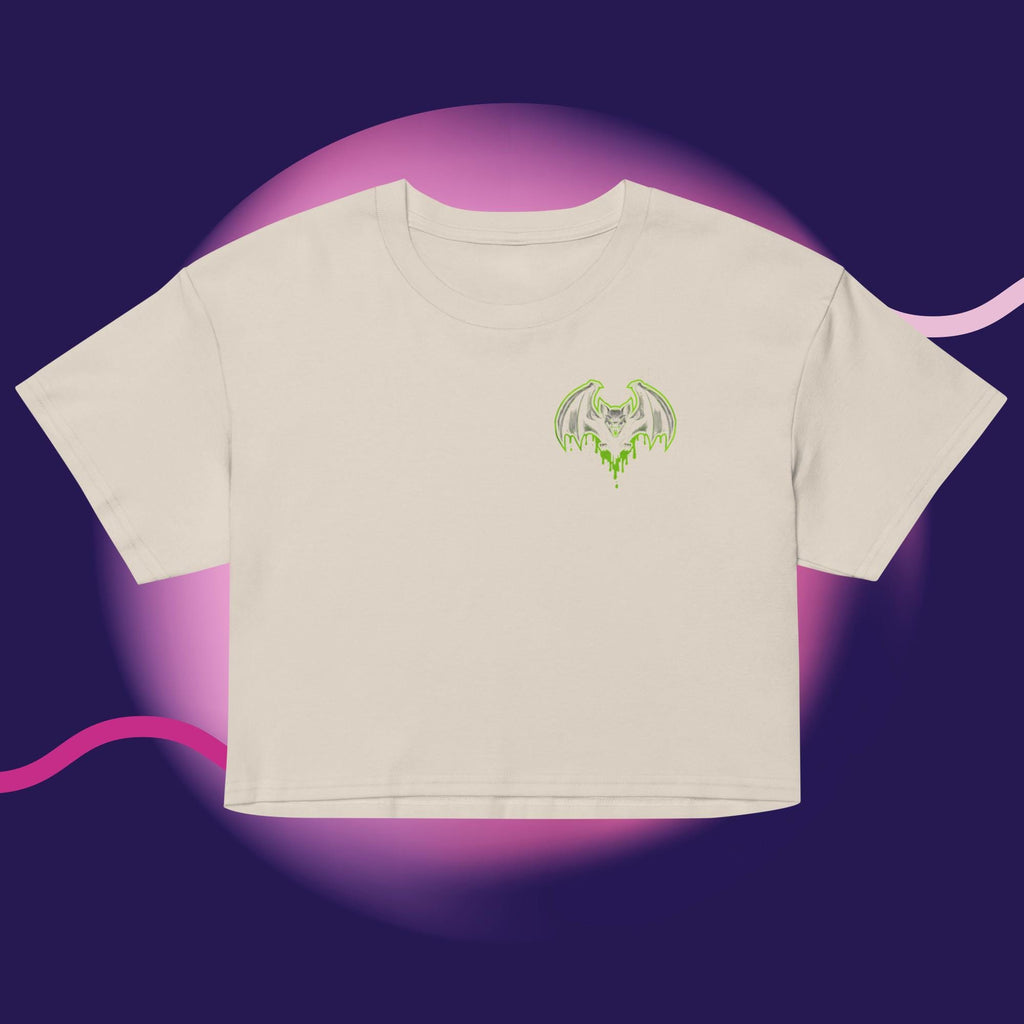 Neon Toxic Bat Crop Top – Acid Sludge Collection